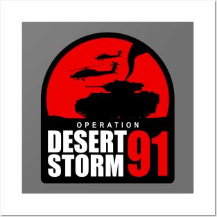 Operation Desert Storm 1991 Posters and Art